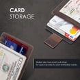 thumbnail image 3 of SYMMEXA Men's wallet RFID anti-theft carbon fiber wallet dollar clip, 3 of 9