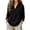 Black, variant on MEICHEN Womens Casual Button V Neck Long Sleeve Shirts Oversized Solid Blouses Tops Features: Summer Essentials Tops for Women