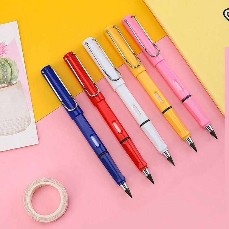 Source 6 Colors Everlasting Pencil Inkless Pencil Eternal Pen Unlimited  Writing Pencil on m.