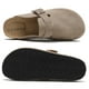 thumbnail image 5 of Sandalias Clogs & Mules de gamuza y piel con soporte en forma de arco, 5 of 7