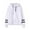 White, variant on Odeerbi Sweaters For Women Trendy 2025 Casual Hooded Slim-fit Double Horizontal Bars Sweater Coat White