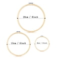 thumbnail image 3 of Soporte de aro para bordar TINDTOP de madera de haya con 3 aros para bordar, 3 of 7