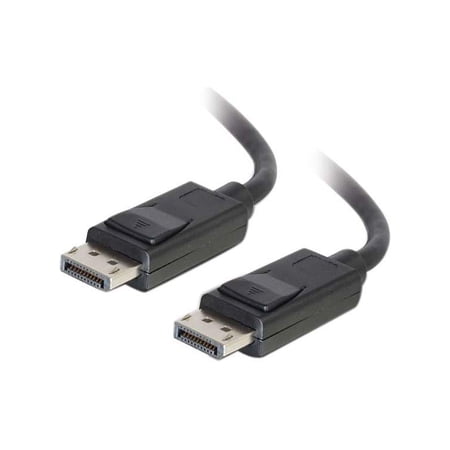 UPC: 0757120544012 | C2G 54401 Displayport Cable with Latches M/M  8K UHD Compatible – Digital Audio Video  Black (6 Feet  1.82 Meters)