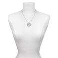 thumbnail image 3 of Delight Jewelry Silvertone Imagine Create Become Gymnastics Mom Ring Charm Necklace, 18", 3 of 4