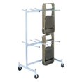 thumbnail image 2 of ZORO SELECT 920L Folding Chair Cart, 500 lb. Load Capacity, Holds 48 Chairs, 2 of 2