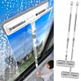 thumbnail image 1 of XWSHYW General Limpiador de Ventanas 2 En 1 Limpiador de Ducha con Poste de Extensión Equipo de Lavado de Ventanas Herramientas de Limpieza de Vidrio para Ventanas Interiores y Exteriores, 1 of 7