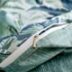 thumbnail image 4 of Juego de Funda Nórdica Reina Azul Verde Hojas de Palma Monstera Planta Juego de Ropa de Cama, 4 of 7