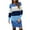 DT--Blue, variant on DailyTrove Women's Color - Block Sweater Dress, Long Sleeve, Casual Winter & Office Wear, Warm Wool Blend, Plus Size Friendly