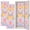 Color 1, variant on 2 Pcs School Locker Magnetic Wallpaper 12" x 36" Pineapple Flat Soft Pink Border Reusable Removable Locker Accessories Back to School Supplies