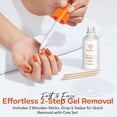 thumbnail image 6 of modelones 30ml Nail Glue Remover for Press On Nails, Upgrade Clear Stick On Nails Remover for Acrylic Tips, Nail Polish Remover with Wood Stick, 6 of 8