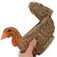 thumbnail image 3 of CRAFTHROU 1Set Rustic Light Brown Straw Bread Basket Woven Display for Thanksgiving Dinner, 3 of 6