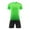 Green, variant on ZACPNCV Boys Soccer Jersey and Short Sets Quick Dry Sports Training Uniform Knit Dark Blue 14-16 Years