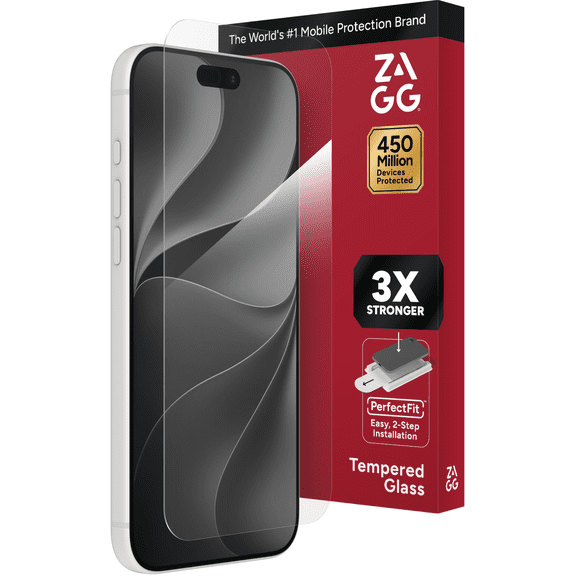 ZAGG InvisibleShield Clear Glass Screen Protector for Apple iPhone 18 Pro Max & iPhone 17 Pro Max with PerfectFit™ Installation, 3x Stronger Glass, Impact & Scratch Protection