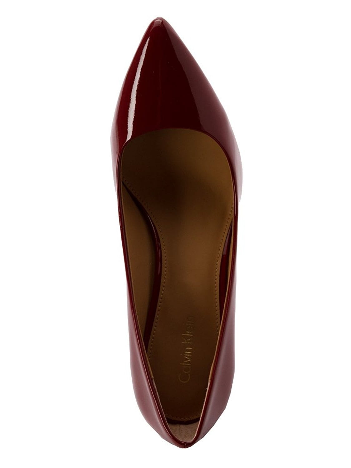 calvin klein gayle patent pumps