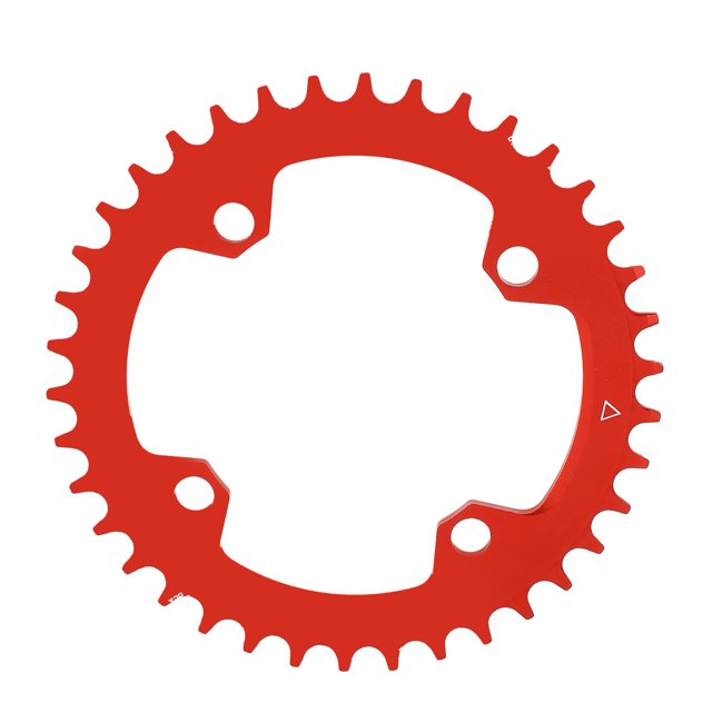 Plato único De aleación De Aluminio, Mecanizado CNC Integrado Con Diseño De Dientes Anchos Y Estrechos, Dientes Negativos Positivos Para Bicicleta De Montaña