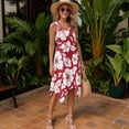 thumbnail image 3 of Yuyamidu Couples Vacation Outfits Matching Sets Mens Floral Shirt and Shorts Set for Men Casual Womens Beach Dress Tank Tropical Midi Dress with Pockets His and Hers Outfits for Couples Woman 4XL, 3 of 6