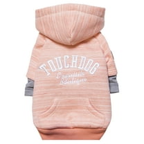 Touchdog Hampton Beach Designer Ultra Soft Sand-Blasted Cotton Pet Dog Hoodie Sweater