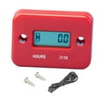 thumbnail image 2 of Dualoai Motorcycle Hour Meter Multifuntional Hourmeter for Marine Motocross ATVS Red, 2 of 9