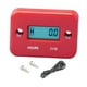 thumbnail image 2 of Contador de horas inductivo, impermeable, portátil, multifunción, para tractor, gasolina Rojo, 2 of 9