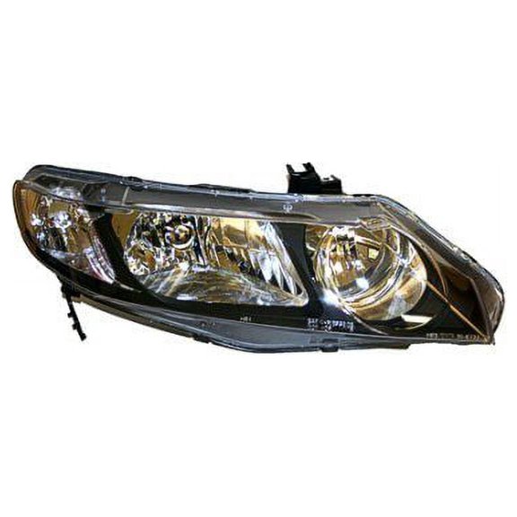 Right Passenger Side Headlight Assembly - Compatible with 2006 - 2011 Honda Civic 2007 2008 2009 2010