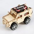 thumbnail image 1 of DIY Electric Car Model Kits Kids Teaching Students Scientific Educational Toy, 1 of 6