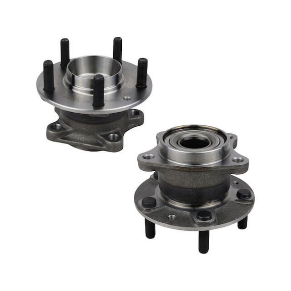 Rear Wheel Hub Assembly Set - Compatible with 2007 - 2012 Mazda CX-7 AWD 2008 2009 2010 2011