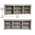 thumbnail image 5 of Merrick Lane 6 Cubby 65" TV Stand for up to 80" TV's, Gray Wash Oak Finish, 5 of 12