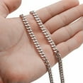 thumbnail image 5 of New Hot 6-14mm CZ Miami Cuban Link Chain Necklace Stainless Steel for Men Women, 5 of 9