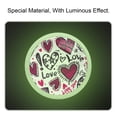 thumbnail image 2 of 4PCS Round Girlish Hearts Stars Cabinet Fluorescence Knob Glowing in the Dark Furniture Drawer Pulls Handle with Screws, 2 of 5