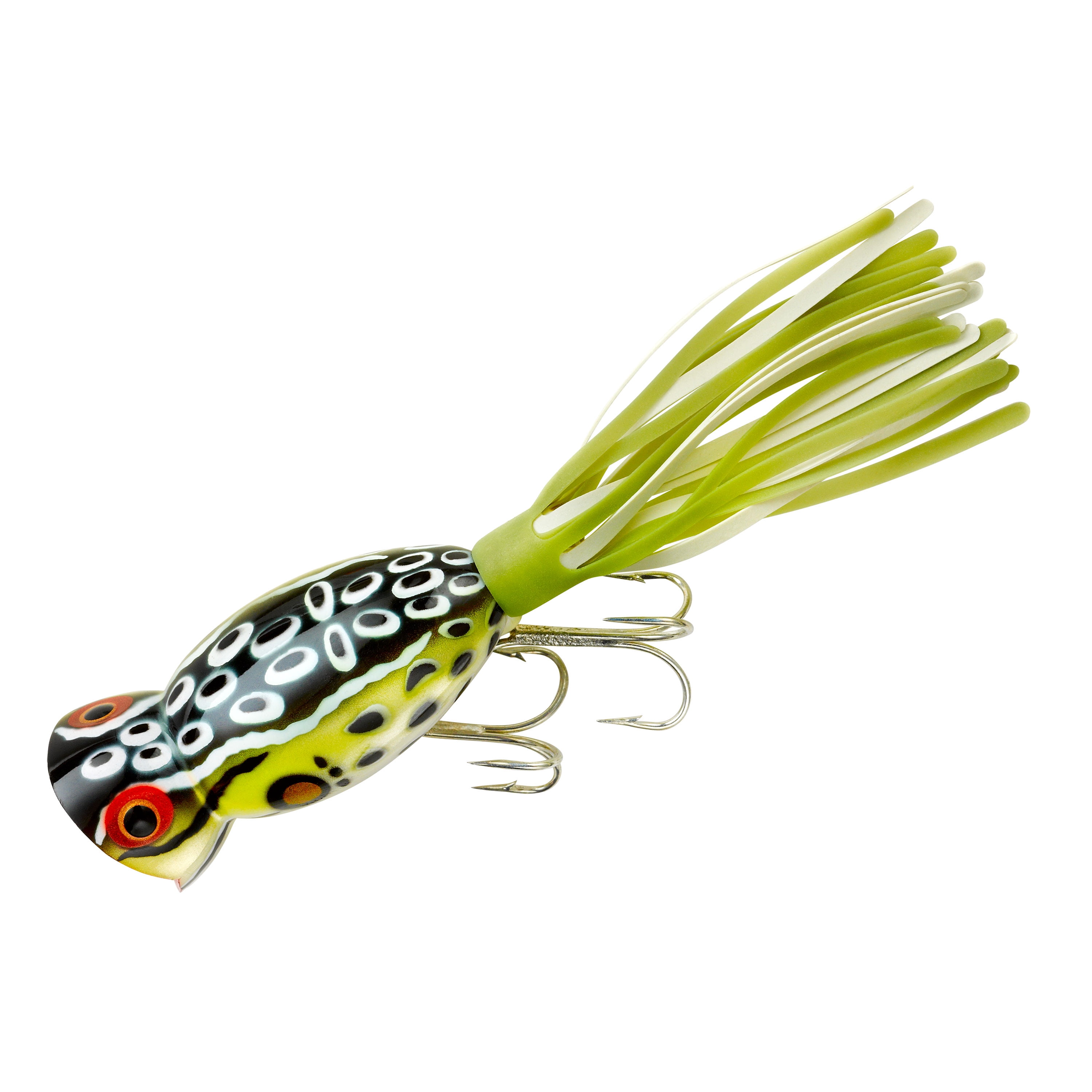 Arbogast Hula Popper Fishing Lure Hard bait Topwater Cricket Frog 2 in
