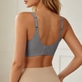 thumbnail image 4 of Heydday Nursing Bra, Wirefree Clip Down Maternity Bra, All Stage Pregnancy Postpartum Breastfeeding Bra, Breathable Support Sleep Lounge Bra, Women Seamless Maternity Underwear(Grey1/36), 4 of 5