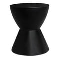 thumbnail image 1 of Moe's Home Collection Hourglass Stone Outdoor Stool Black Color, 1 of 4