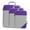 Purple, variant on 3x Compression Packing Cubes, Travel Luggage Bags Luggage Organizer Bags for Family Vacations, Laundry Bags Keeping Organized Orange