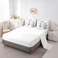 thumbnail image 5 of Homewish Retro Boho Moth 7-Piece Twin Bedding Sets,Bohemain Style Bedding Comforter Set,Gothic Moon Print Sheet Sets For Girls Kids,Ultra Soft Home Decor Reversible, 5 of 8