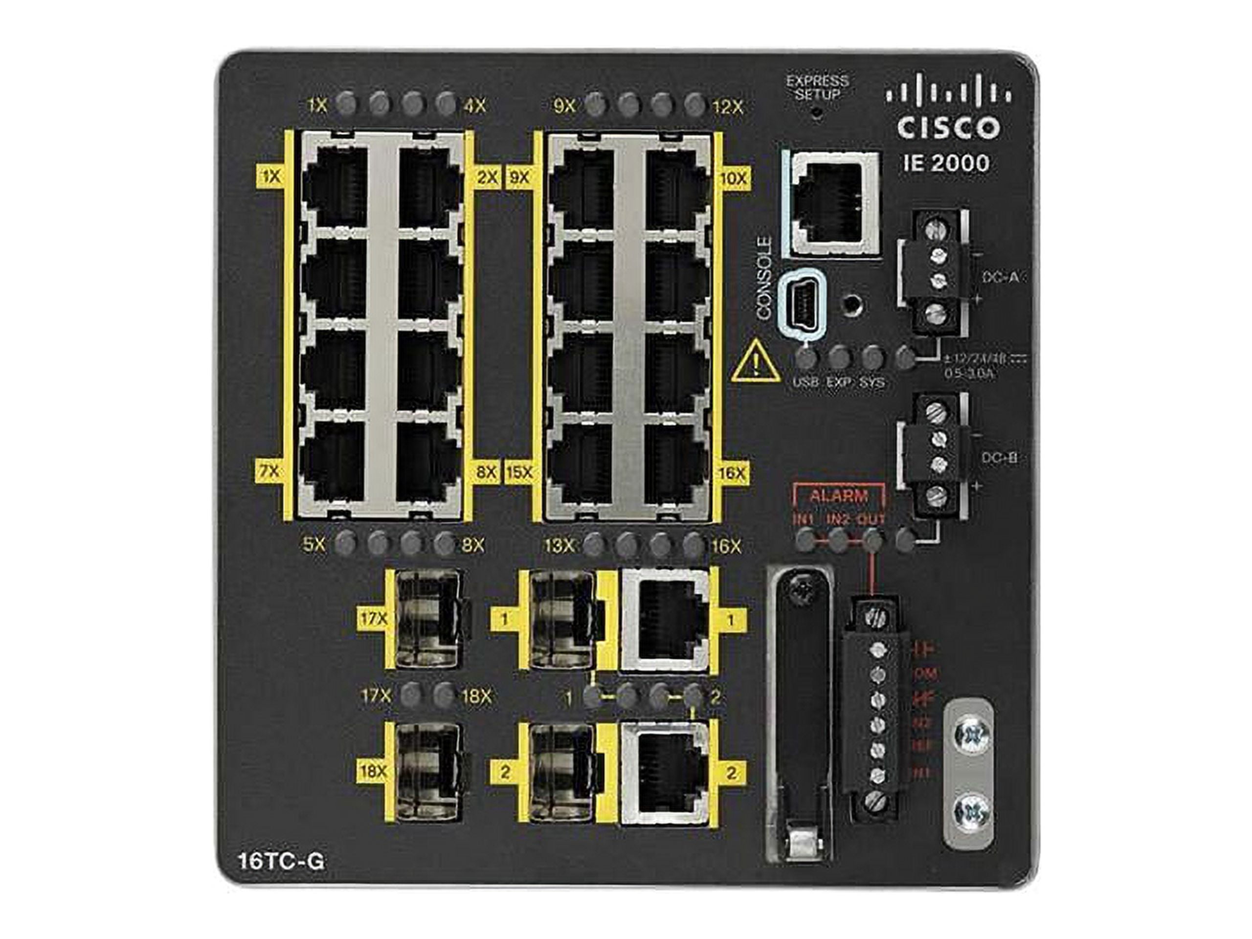 Cisco Industrial Ethernet 2000 Series - switch - 20 ports - managed