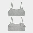 thumbnail image 2 of Fruit of the Loom Girls Cotton Spaghetti Straps Training Bra 10 Pack, 2 of 4