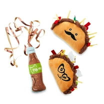 Vibrant Life Cat Toy - Kitty-Cola & Taco Combo Pack with Catnip