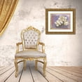 thumbnail image 3 of Tiffany 32x26 Gold Ornate Wood Framed with Double Matting Museum Art Print Titled - FLOWER CARD II, 3 of 4