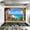 Color 2, variant on Kitchen Backsplash Peel and Stick Wall Murals Fantasy Forest teal Colorful Trees Bridge fairy tale Removable Mural 35.4"W x 23.6"H, Oil Proof Vinyl Wallpaper for Fireplace & Behind Stove
