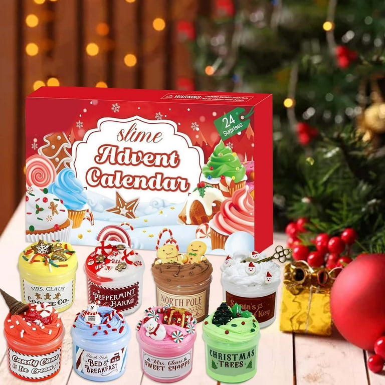 Chennyfun Advent Calendar 2024, Squishy Animal Toys Christmas Countdown Calendar 24 Days Surprise, Relief Stress Party Bag Fillers Surprise Gifts For Kids And Adults
