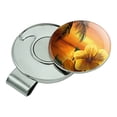 thumbnail image 2 of Beach Sunset Hibiscus Flower Hawaiian Golf Hat Clip With Magnetic Ball Marker, 2 of 6