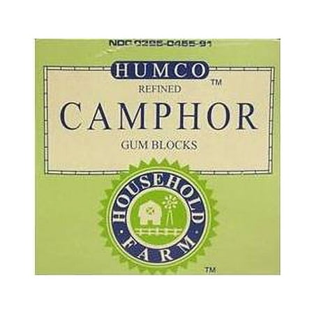 Humco Camphor Gum Block (Synthetic) 1 oz. (Pack of 3)