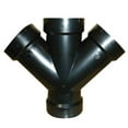 thumbnail image 1 of 2" Hub x Hub x Hub x Hub ABS 45 Degree Double Wye, 1 of 1