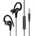 thumbnail image 4 of Methold Auriculares deportivos de 3,5 mm Auriculares impermeables para correr en la oreja Auriculares con cancelación de ruido Auriculares de música Type2 NO2, 4 of 5