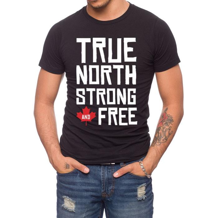 true north strong and free t shirt