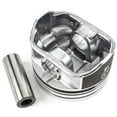 thumbnail image 2 of Speed Pro H345DCP 40 Small Block 350 Chevy SBC Flat Top Pistons Coated skirt Pistons. +040" over size or 4.040" Bore diameter., 2 of 4