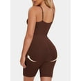 thumbnail image 3 of MANIFIQUE Shorts Bodysuit for Women Tummy Control Shapewear Seamless Sexy Butt Lifting Workout Bodycon One Piece Short Jumpsuit, 3 of 7