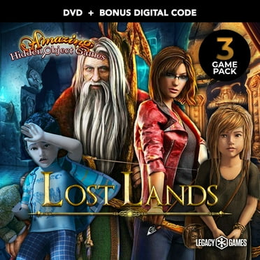 Amazing Hidden Object Games: Lost Lands - 3 Pack, PC DVD with Digital Download Codes