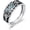 Butterfly, variant on Nature-Inspired Mountain Ring 925 Sterling Silver Band Inlaid Crushed Turquoise Jewelry for Outdoor Lovers Nature Theme Promise Ring Size 6-9