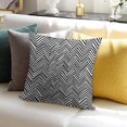 thumbnail image 7 of Black Modern Art Geometric Pillow Covers,Black Modern Art Geometric Throw Pillow Covers 20"×20" ,Living Room Sofa Couch Pillow Covers,Decorative Pillow Covers, 7 of 7